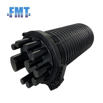 China FTTH FTTB FTTC FTTx 216 Large Core Capacity Dome Enclosure 10 Way Fiber Optic Splice Closure for sale