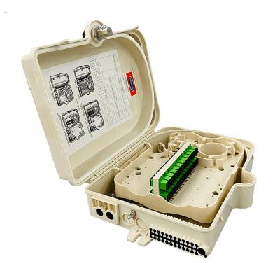 China FTTH FTTx 24 Core Fiber Optic Distribution Box for sale