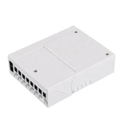 China FTTH 8 CORE Indoor Fiber Terminal Box Include 8 SC/APC Adapters IP43 With RoSH Certificate for sale