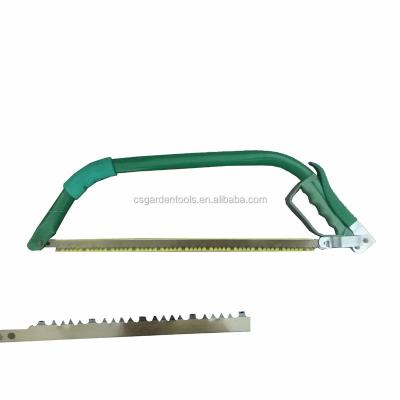 China Eco-friendly 21 Inch Bow Saw Cutting Saw High Carbon Steel Pruning Saw for sale