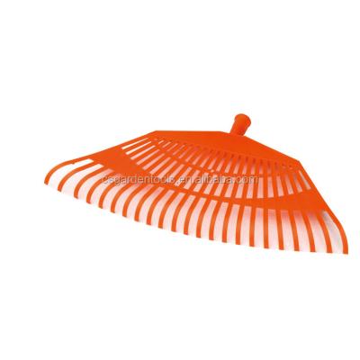 China Eco-friendly Garden Farm Hand Tool Plastic 23T Grass Leaf Rake Leaf Scoop for sale