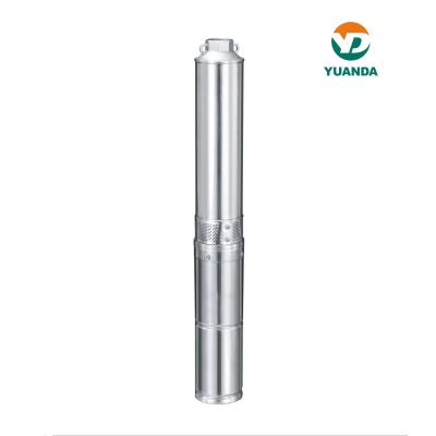 China Water Input AC/DC Photovoltaic Brushless Permanent Submersible Solar Pump for sale