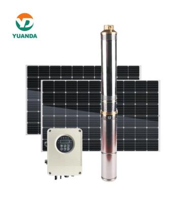 China Agricultural Irrigation Hot Sale Copper 3inch DC Solar Water Pump For Irrigation for sale