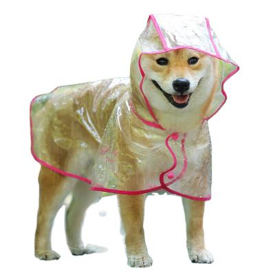 China Thoughtful Pet Cat Raincoat Dog Rain Coat Amazon Dog Viable Waterproof Transparent Rainy Jackets Pet Large for sale