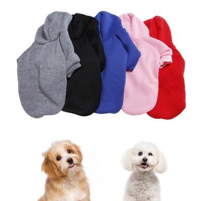 China New Arrivals Durable Durable Explosion Good Quality Dog Hoodie Sweater Multicolor Simple Pet Clothes for sale