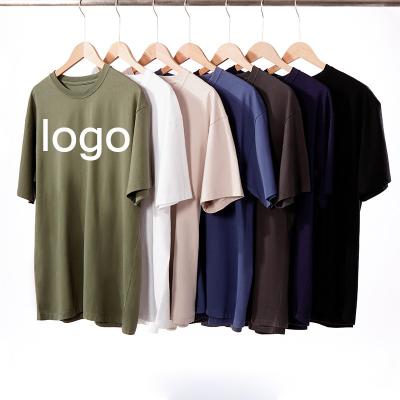 China Breathable High Quality Heavy Plain Oversize T-shirt Printing Embroidery Custom Blanket 100% Cotton Mens T-shirt Clothing Mens T Shirt for sale