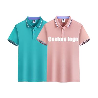 China Factory Supply Breathable Brand Solid Color Blank Golf Custom Golf T Shirt For Men Bulk Sublimation Full Digital Printing Blank Polo Shirts for sale