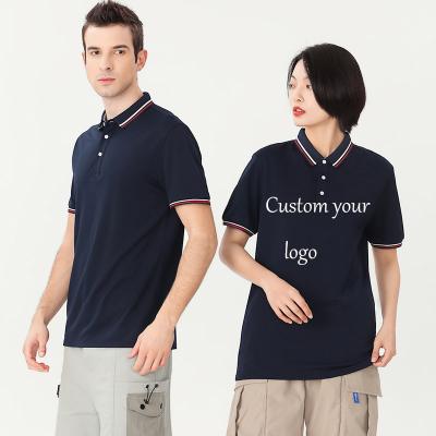 China Breathable Custom Design Your Own Brand Polo Shirt Business Quick Dry T-shirt Manufacturer Price Men's Simple Polo Shirt for sale