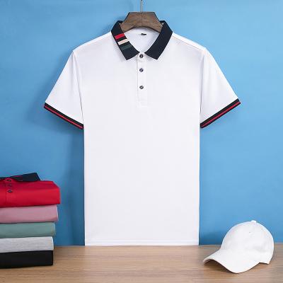 China Golf Uniform Polo Shirts Sublimation Polyester Polo Shirts Short Sleeve Men Blank Breathable Golf Man Golf Polo T-shirt Men's Polyester for sale