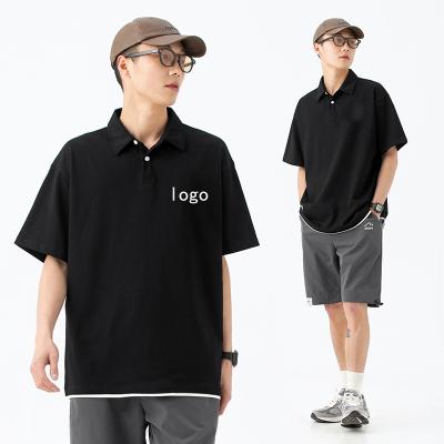 China Breathable Custom Design Custom Logo Printing Golf Shirts Wholesale Plain White Golf Polo T-shirt Your Own Brand Short Sleeve Men's Golf Shirts for sale