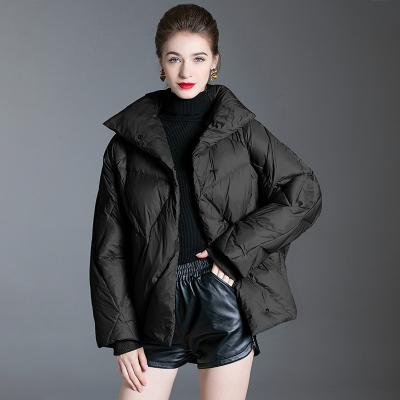 China Autumn Fashion Down Jacket Women Streetwear Waterproof Warm Casual Clothes Long Down Jacket for sale