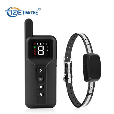 China 300 Meters Viable Tize Barking Collar For Pet Electric Shock Remote Waterproof Dog Training Collar No Rechargeable Dogs Shock for sale