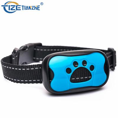 China 7 Colors Functioning Modes Multi Level Battery Operated Pet Collar Sustainable Anti Bark Collar for sale