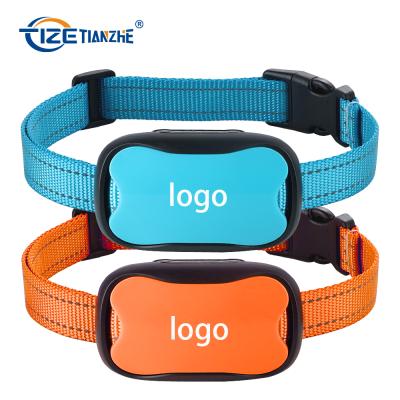 China Viable Tize OEM E Collar Bark Deterrents Anti Bark No Stop Bark Control Collar Training Equipment Without Shock Pet Training Collar for sale