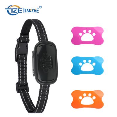 China New Improved Viable LED Display Multifunctional Bark Collar Waterproof No Shock USB Rechargeable Anti Bark Collar for sale