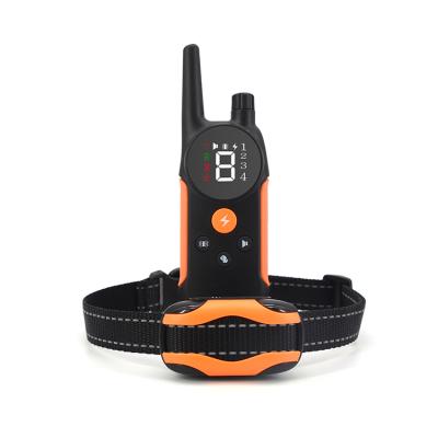 China Sustainable Rechargeable Electronic Dog Training Collar With Waterproof Receiver for sale