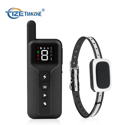 China 300M Tize Remote Electric Dog Trainer Viable Supplies Vibration No Shock Bark Collar Trainer Dog Training Equipment With Remote for sale