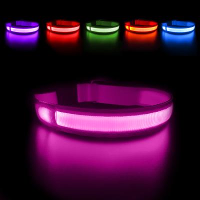 China High Quality Viable USB LED Dog Pooch Flashing Collar Rechargeable Flash Collar for sale