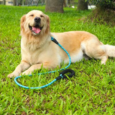 China Amazon Rope Dog Traction Durable Hot Selling Thoughtful Nylon Rope Braided Rope Dog Lead Elevating Dog Leash for sale