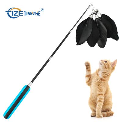 China Amazon Sustainable Best Seller Drop Shipping Electronic Amazon Cat Toy Stick Cat Intelligence Toy Success For Safe Use for sale