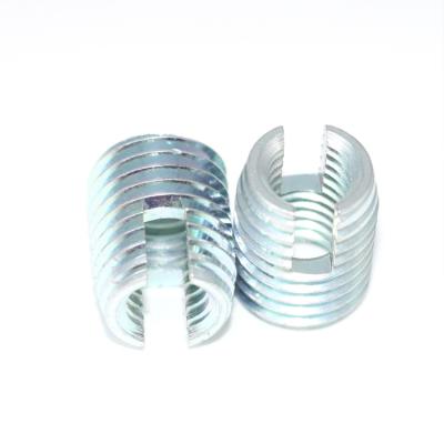 China 2021 Heavy Industry Stainless Threaded Slotted Inserts Self Tapping Threaded Inserts for sale