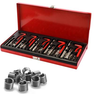 China Wire protect or repair 131 Pcs restoring damaged aluminum wire tap helicoil wire repair kit for sale