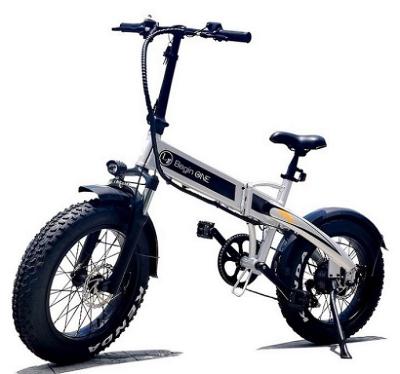 China Aluminum Alloy Frame USA Warehouse Fashion Fat Tire Bike 20inch X4.0 Comfortable Folding Electric Bicycle for sale