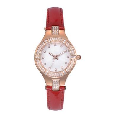 China Hot Selling Fashion OEM Women's Diamond Japan Quartz Day/Date Watches Luxury Steel Ladies Wristwatches Watches For Women for sale