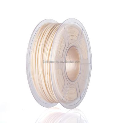 China Stock Filamento 1kg PLA Filament 05TC Filament 1.75mm 1KG/Roll OEM/ODM Orange Color Change To White for sale