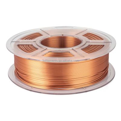 China Pla 1.75mm Silk Pro 3D Printer Filament Bundle With Best Price Silk Red Bronze 03 for sale