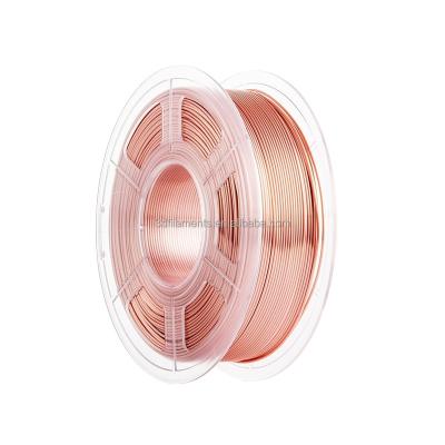 China Factory Direct Sales High Quality Pla Plus 3d Printing Pla Plastic Filament 1.75 For Fdm 3d Silk 03 Rose Gold Printer for sale