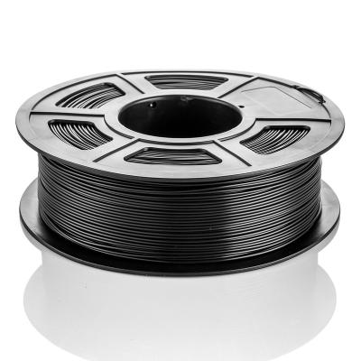 China ROHS ISO pla black pla filament 1.75mm 2.85mm pro 3.00mm for 3D printer ender 3 creality anycubic and so on 01 PLA+ black for sale