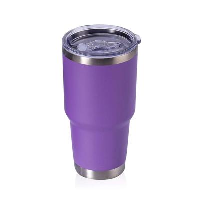 China Sustainable 30oz Double Wall Stainless Steel Vacuum Insulated Travel Mug Coffee Tumbler With Straw Wholesale for sale