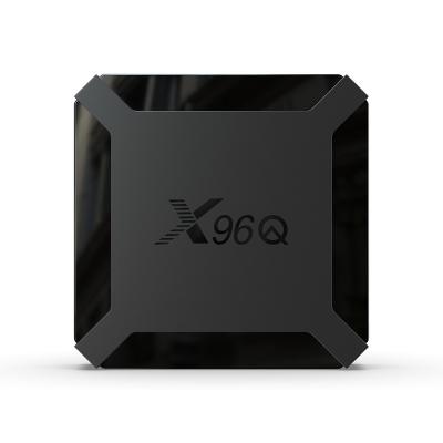 China lowest factory wholesale price best selling X96Q TV box android10.0 2.4G singal wifi DDR 1GB/2GB eMMC 8GB/16GB for home TV X96Q for sale