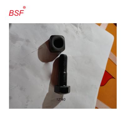 China Various Accessories of Excavator China Hex Flange Black4ocr Gradestandard Size High Tensile Plow Track Shoe Bolts and Nuts for sale