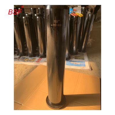 China Various Pin 40CR Excavator Bucket Pin 70*430Mm Custom Factory Supply Black Color Bucket Bush Accessories for sale