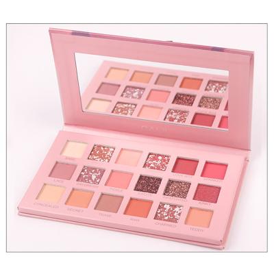 China Vegan Waterproof Private Label Shimmer Professional OEM Makeup Nudity Matte Glitter Make Up High Dye Eyeshadow Palette for sale