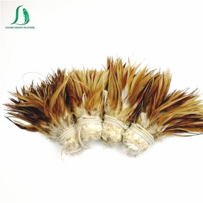 China Christamas Home Decoration 4-6inch Natural Red Chinchilla Schlappen Feathers Craft Costume Decoration for sale