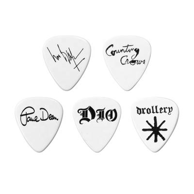 China Hot sale custom made colorful celluloid delrin nylon acoustic guitar pick guitar pick for sale