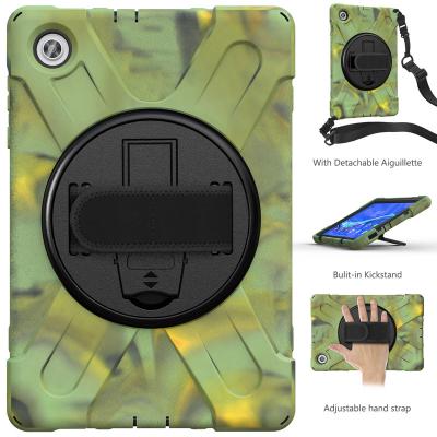 China Shockproof Popular Shoulder Belt Clip Rugged Tablet Case For Huawei Mate Protection 10.8 Inch Fold Kickstand Hand Strap for sale