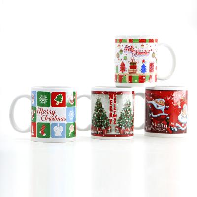 China Viable Christmas Santa Coffee Mugs Promotional Ceramic Mug, Porcelain Christmas Mug, Luxury Christmas Mug Mug for sale