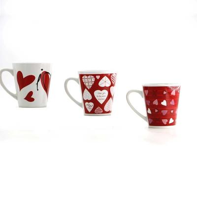 China Viable China wholesale supplier hot sale customized ceramic cup&mugs luky handwarmer for valentine's day for sale