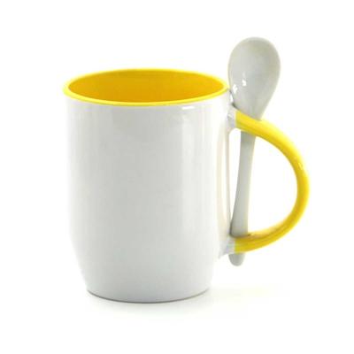 China China Sustainable Wholesale Supplier Hot Sale Customize Ceramic Gift Cup&mugs With Spoon for sale