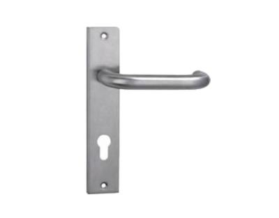 China Modern Office Stainless Steel Lever Interior Door Handles Hardware HR3017 for sale