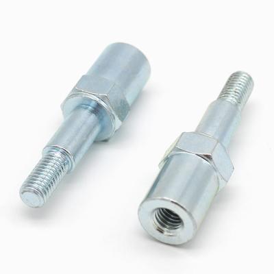 China Stainless Steel Fasteners China Grade White Zinc 8.8 3Cr Hex Flange Stepped Bolts Set For Automotive Parts for sale