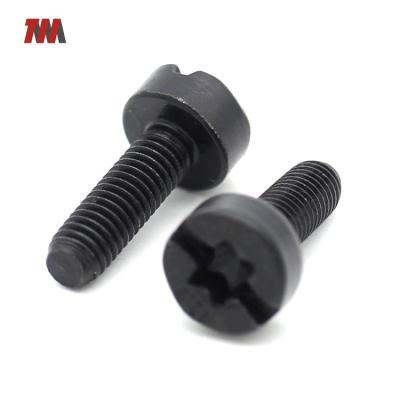 China Stainless Steel Fasteners China Grade 10.9 Alloy Steel 3Cr Black Phosphor Slotted Torx Screw Automobile Cylinder Head Cover Link Bolt for sale