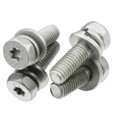 China Pan Hot Sale Safety Stainless Steel SS Screw Six-lobe Head Screw for sale