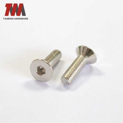 China HEX GB819 m7 Hexagon Stainless Steel Plate Countersunk Socket Head Screws for sale