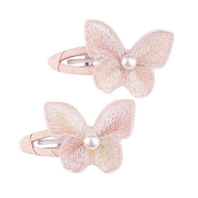 China Popular Wholesale Fashion Hair Accessories For Kid's Cute Lovely Buttefly Clip Hairpins for sale