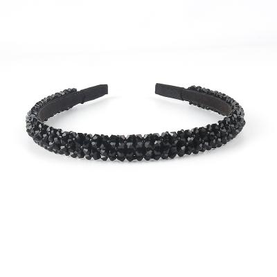 China Fashionable Crystal Beads Gilrs High Quality Handcrafted Women's Designer Head Bands All for sale